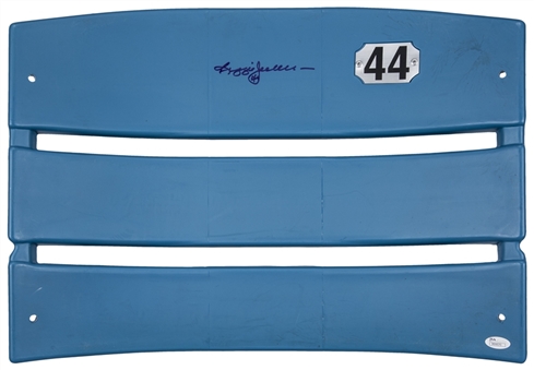Reggie Jackson Signed #44 Yankee Stadium Seatback (MLB Authenticated, Steiner & JSA)